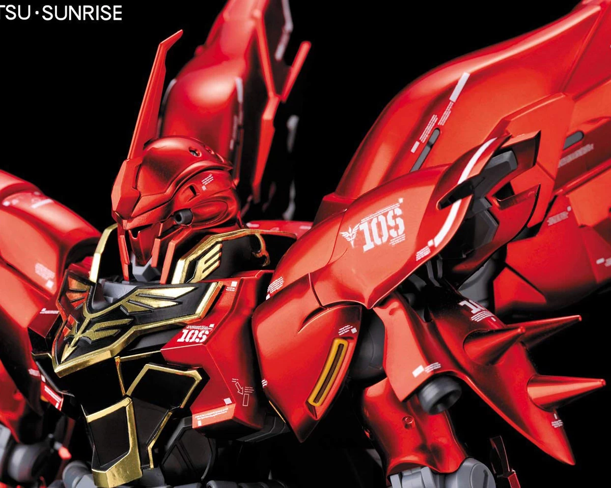 MG 1/100 MSN06S SINANJU VER. KA TITANIUM FINISH 5 MG 1/100 MSN06S SINANJU VER. KA TITANIUM FINISH – Image 3