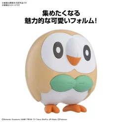 POKEMON POKE-PLA QUICK! 10 BRINDIBOU (ROWLET) -Boutique De Modèles bans63352 2